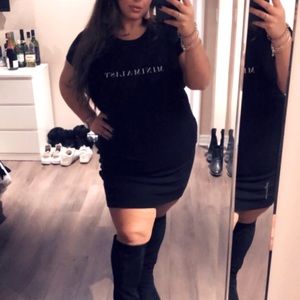 PLUS SIZE TSHIRT DRESS